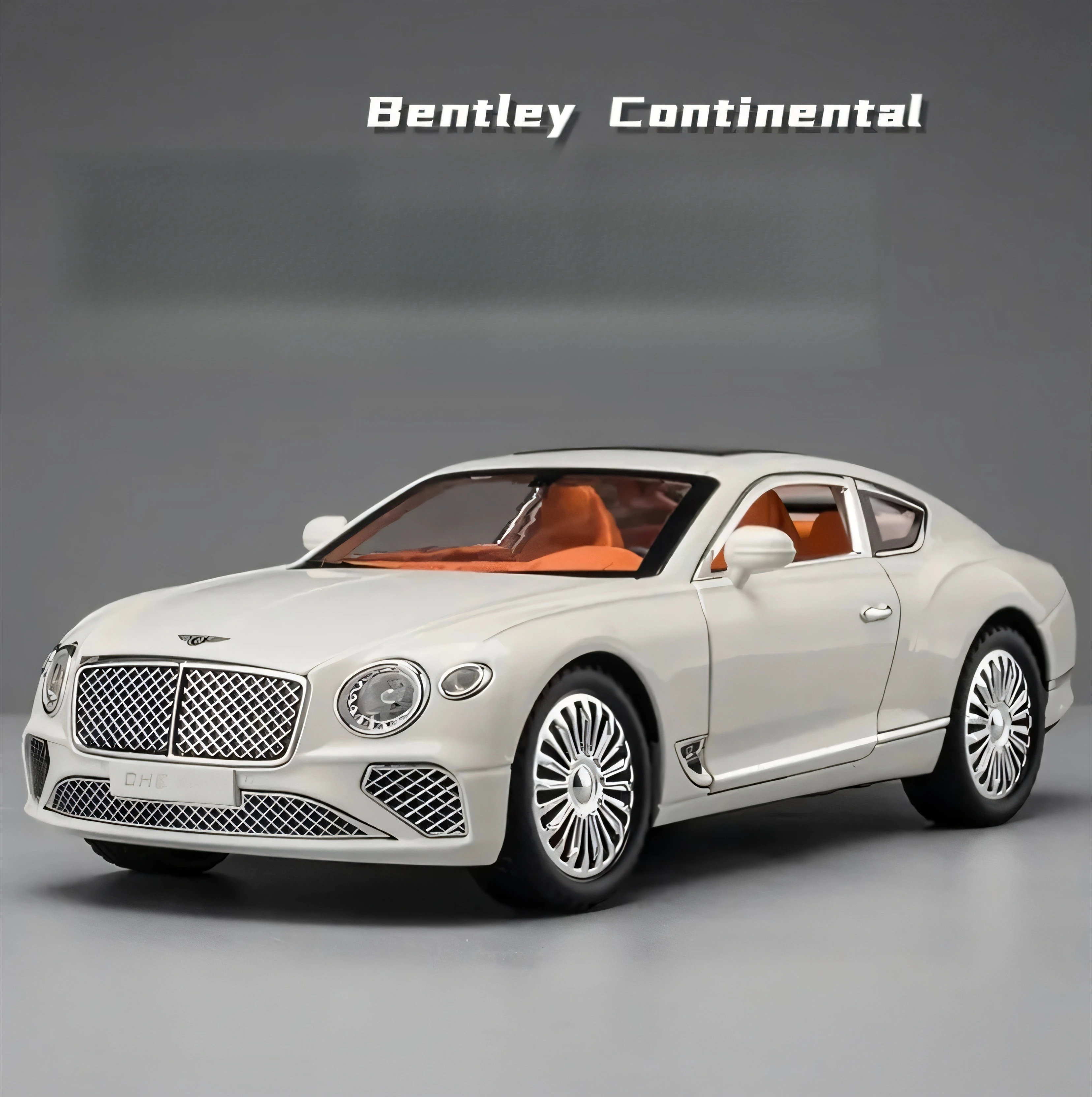 

1:24 Bentley Continental GT, литая под давлением модель автомобиля из сплава металла, имитация звука и света, модель автомобиля, детские игрушки, подарок для детей