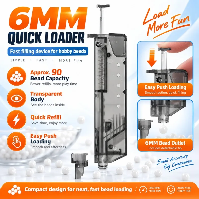 6MM 7‑8 Quick Filling Inflator Accessory Fast Loading Device Hobby Model Assembly Fitting Parts
