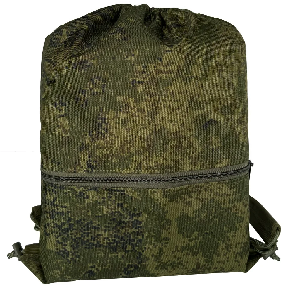 

Russian Little Green Man Camouflage Backpack Outdoor Backpack Tactics Storage Retro Camping Equipment Kit