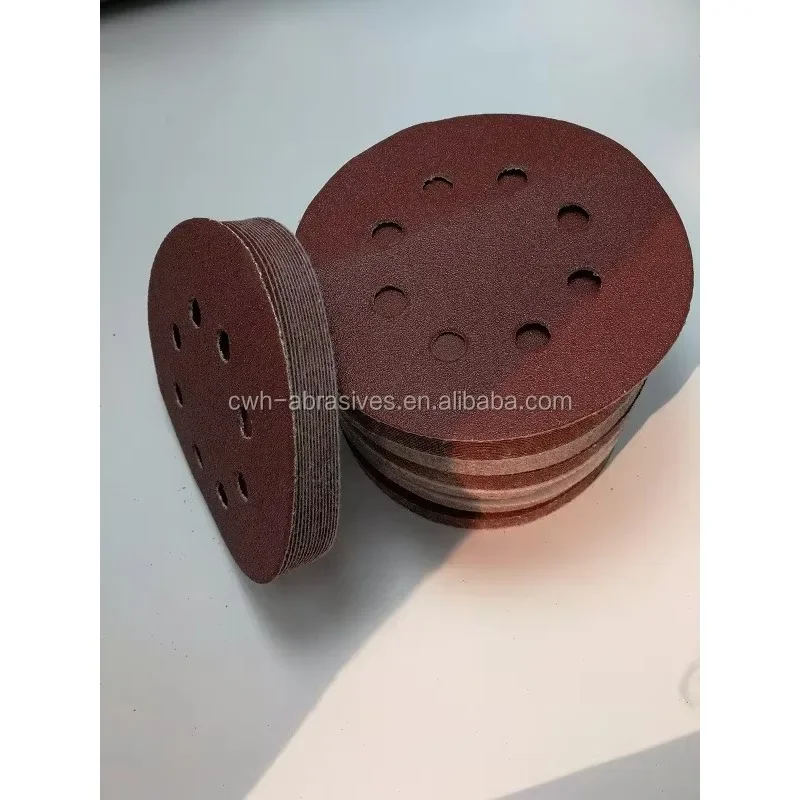 125mm Hook And Loop Sandpaper Abrasive Sand Disc For Sanding With Grits Power Tools Accessories