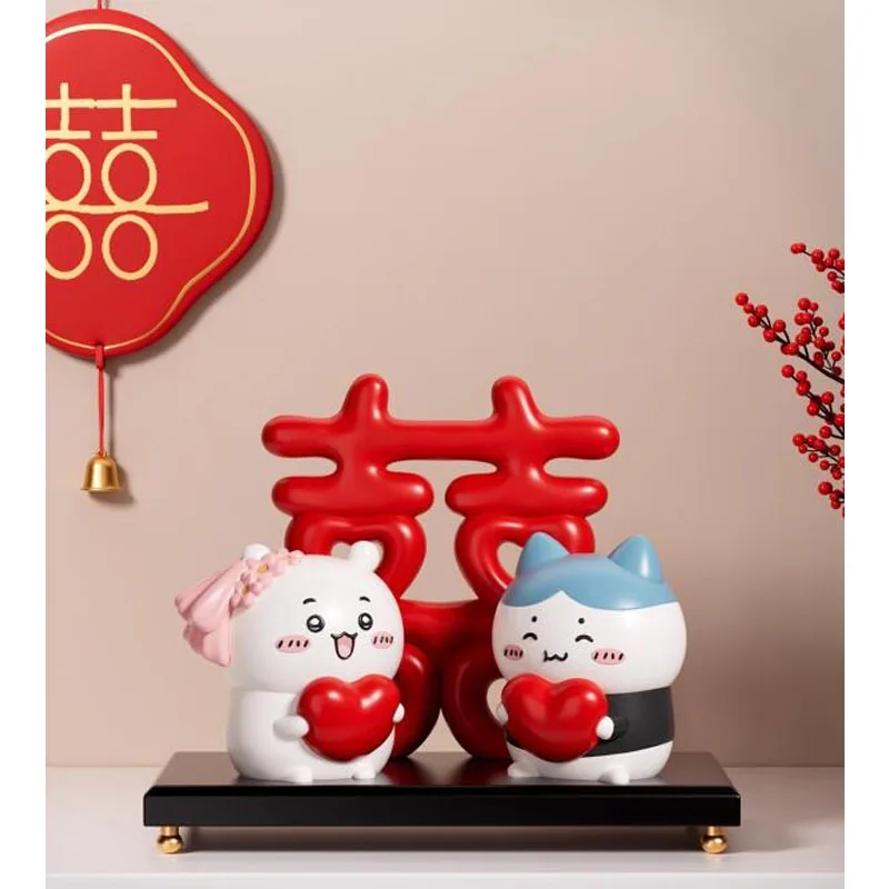 New Chiikawa Wedding Decorations, Cute Usagi Hachiware Desktop Decorations, Korean Cartoon Anime Friends' Wedding Gifts