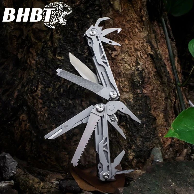 BHBT 20 In 1 Multitool Pliers Folding Multi Tool Scissors Saw Screwdriver EDC Outdoor Camping Survival Tools