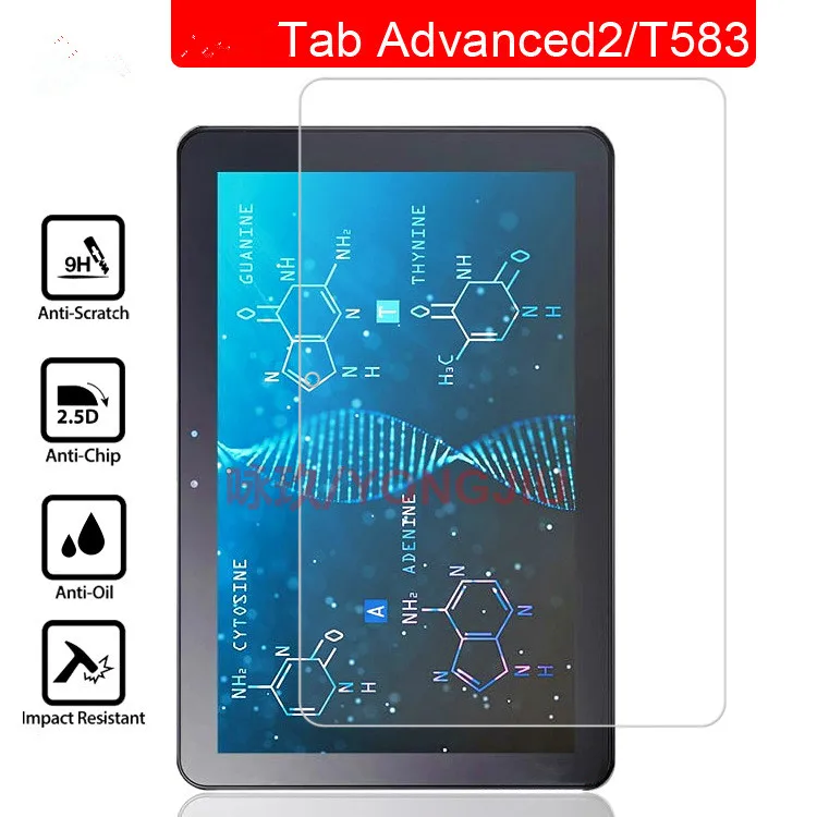 

For Samsung Galaxy Tab Advanced2 10.1 inch T583 SM-T583Tablet Screen Protector Film Tempered Glass