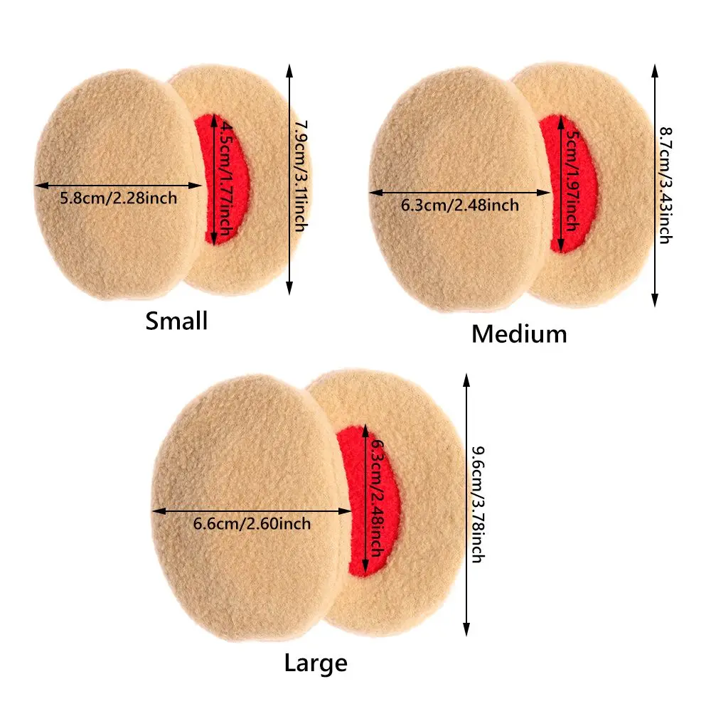 Morbida protezione per le orecchie in soffice pile antivento Scalda orecchie caldi Copri orecchie Scalda orecchie senza fascia Paraorecchie