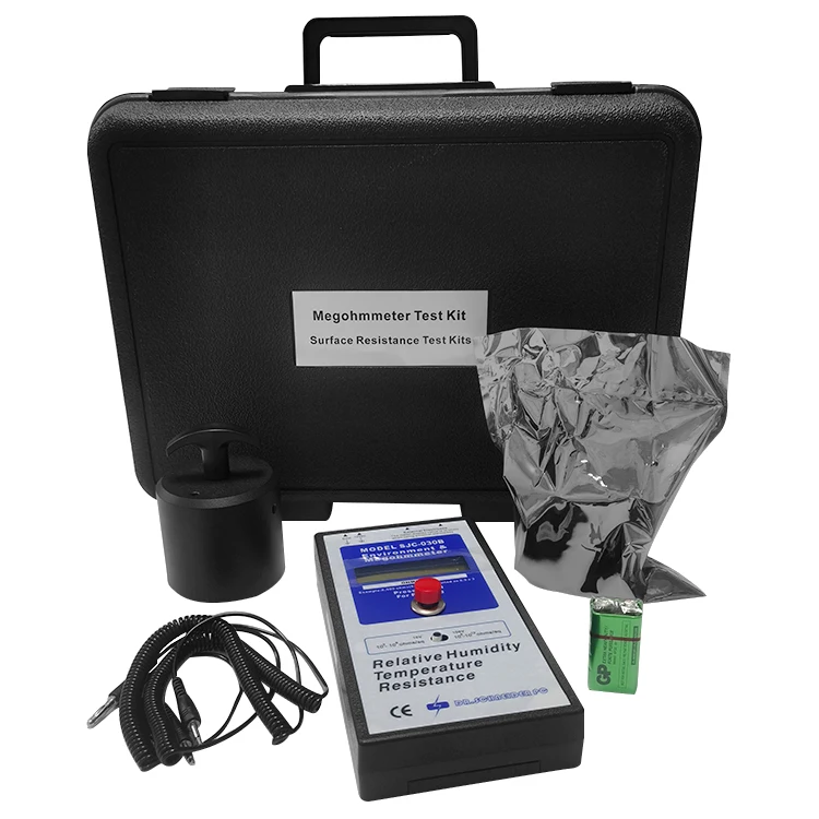 ALLESD MODEL SJC-030B Heavy Hammer Point-to-point Electrode Megohmmeter Test Kit Surface Resistance Test Kits