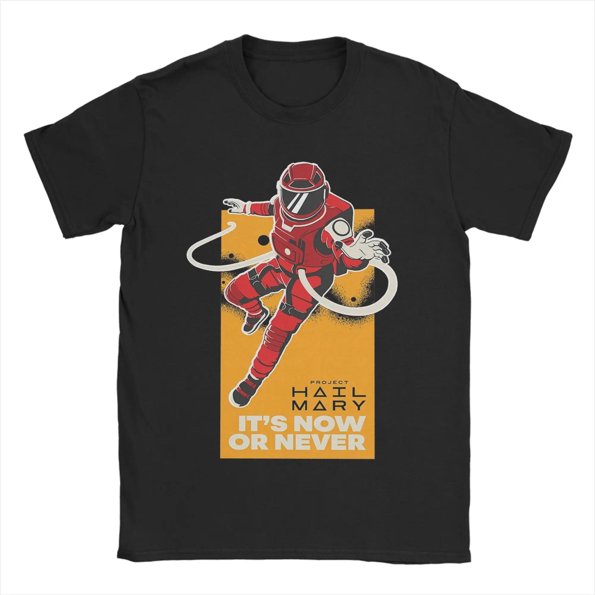 Project Hail Mary T Shirt Men's  Cotton Novelty T-Shirt O Neck  Tees Short Sleeve Clothes Birthday Gift