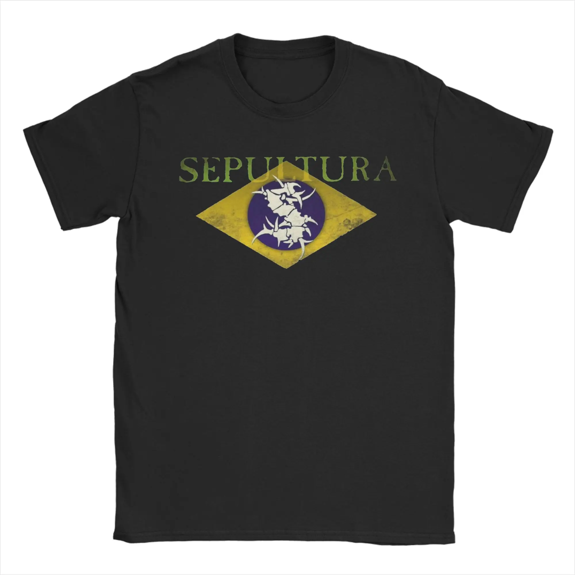 Sepultura 90s T Shirt Men's  100% Cotton Casual T-Shirts O Neck  Tee Shirt Short Sleeve Tops Plus Size