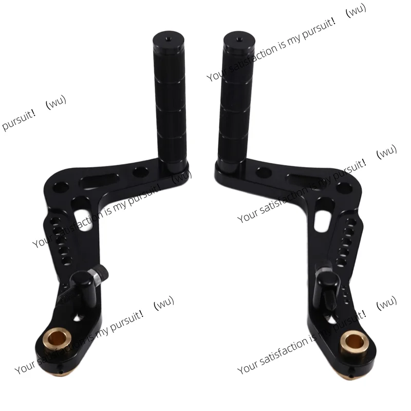 Adjustable racing pedals for brakes, accelerators, and accelerator pedals on go-karts, trolleys, and motorcycles