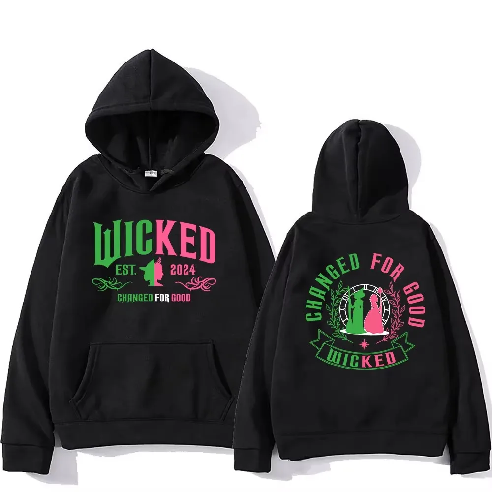 Wicked Change for Good Fantasy Movie Graphic Hoodie Men women Hoodies Harajuku Aesthetic Winter Fleece Pullover Sweatshirt