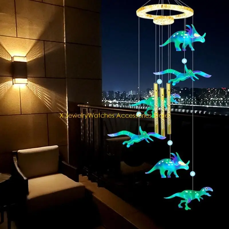 

31KD эпоксидная форма для колокольчиков для брелоков, кулон, ювелирные изделия, садовый двор, домашний декор, милый динозавр,