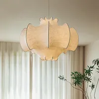 Nordic Minimalist Silk Pendant Lights For Living Room Dining Room Bedroom Restaurant Modern Home Decorations Lustre Fixture Lamp