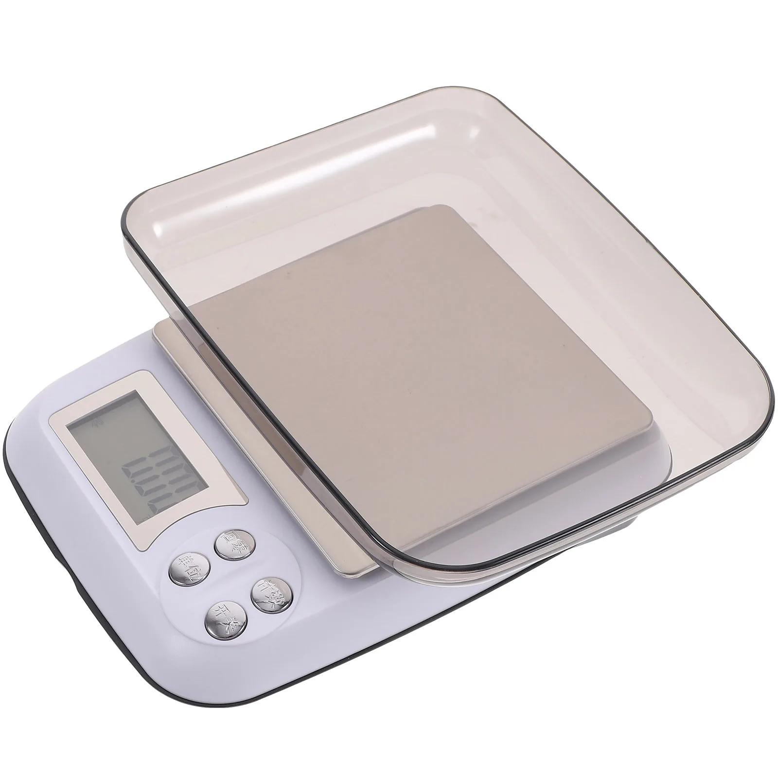 

Silver Household Electronic Scale High Precision Jewelry Kitchen Digital Scale Counting Zero Return Function Powered