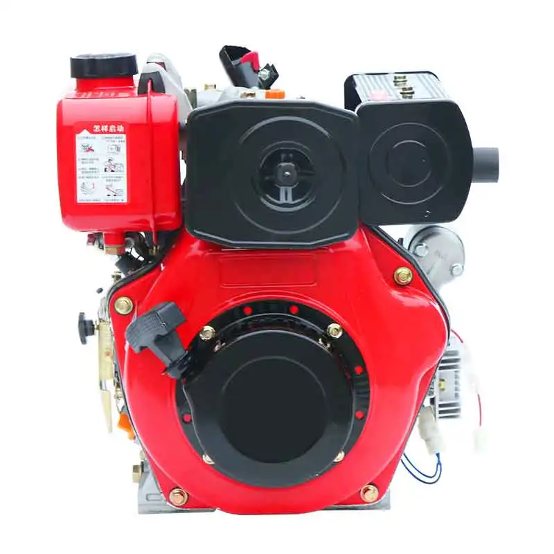 8HP Air-cooled Engine, Single Cylinder Air-cooled Engine, Agricultural Propeller Water Pump Flat Key Shaft
