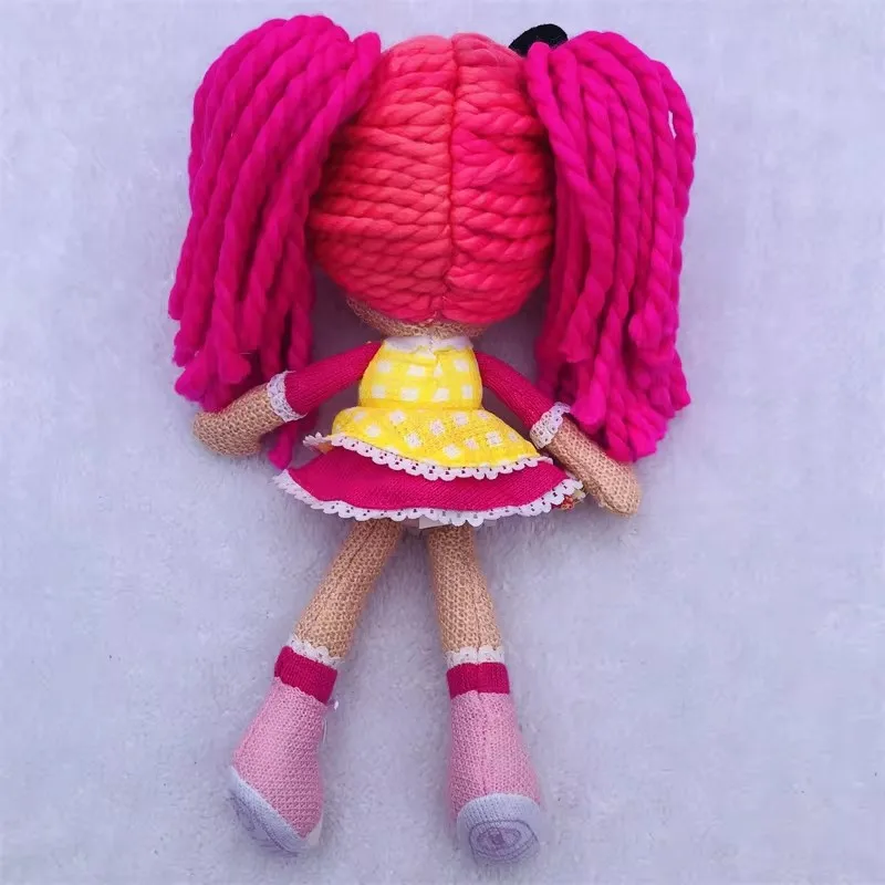 Cute Lalaloopsy Magic Yarn Hair Crochet Wool Doll 28cm Soft Plush Stuffed Dolls Kids Toys for Girls Children Gifts