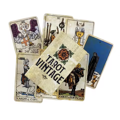 Tarot Vintage Cards A 78 Rider Deck Oracle English Visions Divination Board Playing Game Cards