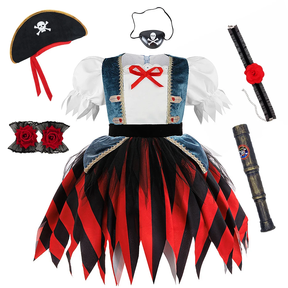 Платье принцессы для косплея на Хэллоуин для маленьких девочек, детские карнавальные маскарадные костюмы, детская одежда для выступлений