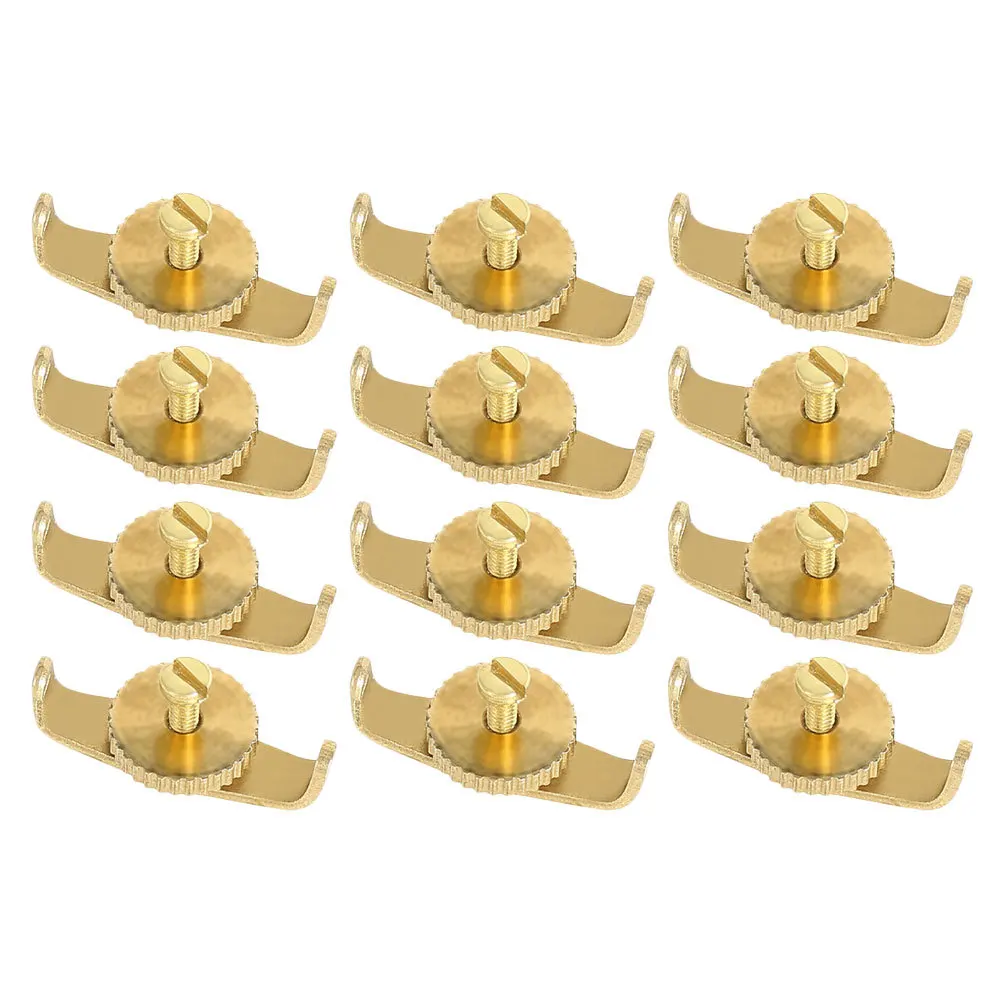 

12Pcs Copper Erhu Fine Tuners Premium String Adjusters Golden Durable Professional Accessories Erhu Fine Tuners