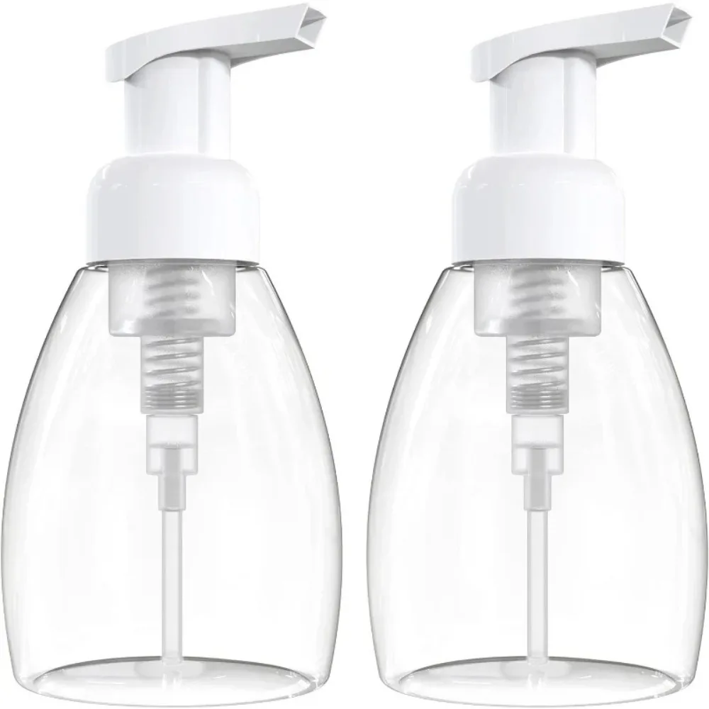 

Foaming Soap Dispenser Pump Bottles Empty Refillable Plastic Container Liquid Soap - Kitchen Bathroom Commercial - 8oz (250ml)