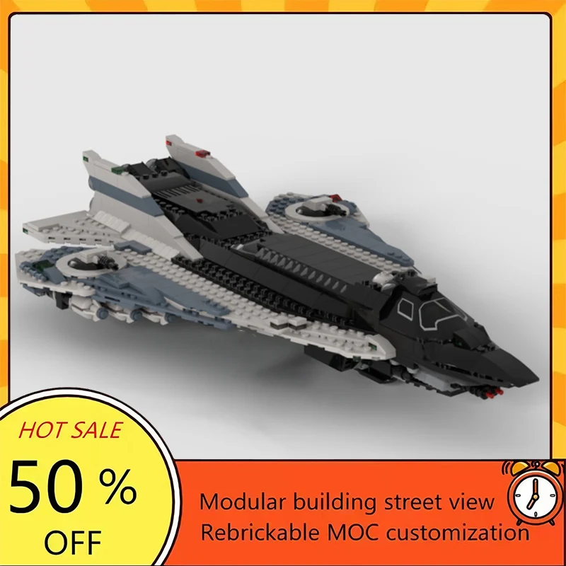 

Набор для сборки космического корабля из 679 деталей: популярная модель из фильма «Звездные войны», модульный конструктор, технологичный подарок, праздничный набор для детей