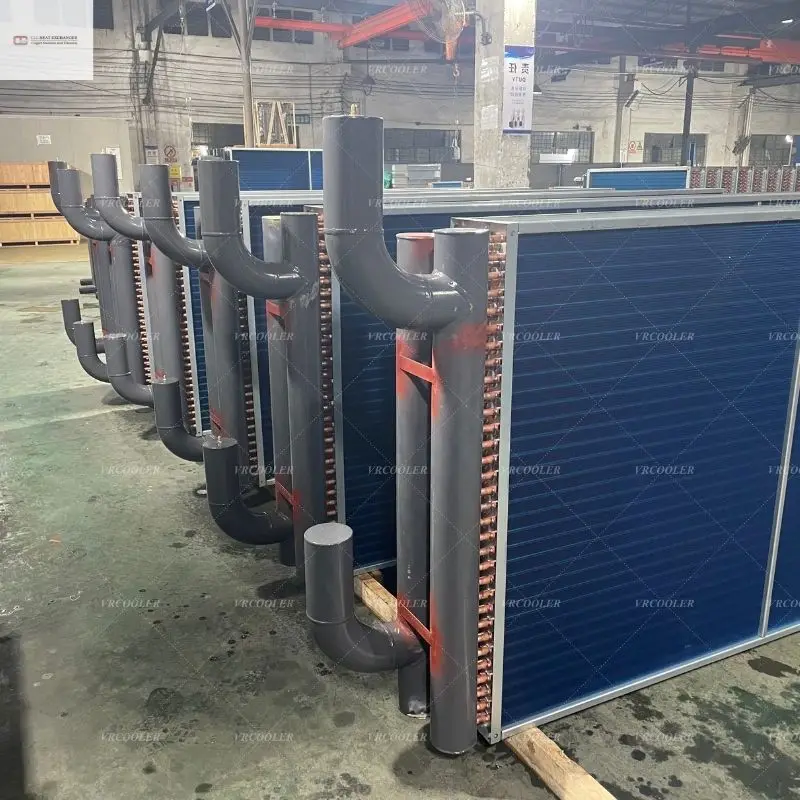 Hot Water Coils with Copper Tubes & Aluminum Fins Hydronic Heating Coil for Air Handler