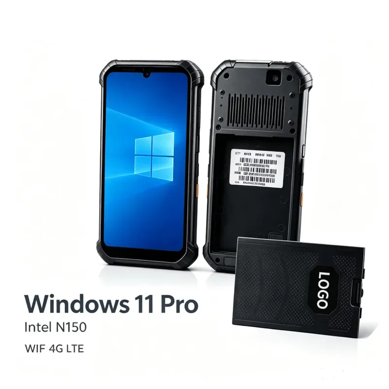 BOLRZO 6.5-Inch N150 Windows 11 Pro IP65 Removable Battery 8/16GB RAM for Mining, Construction, Outdoor, Rugged