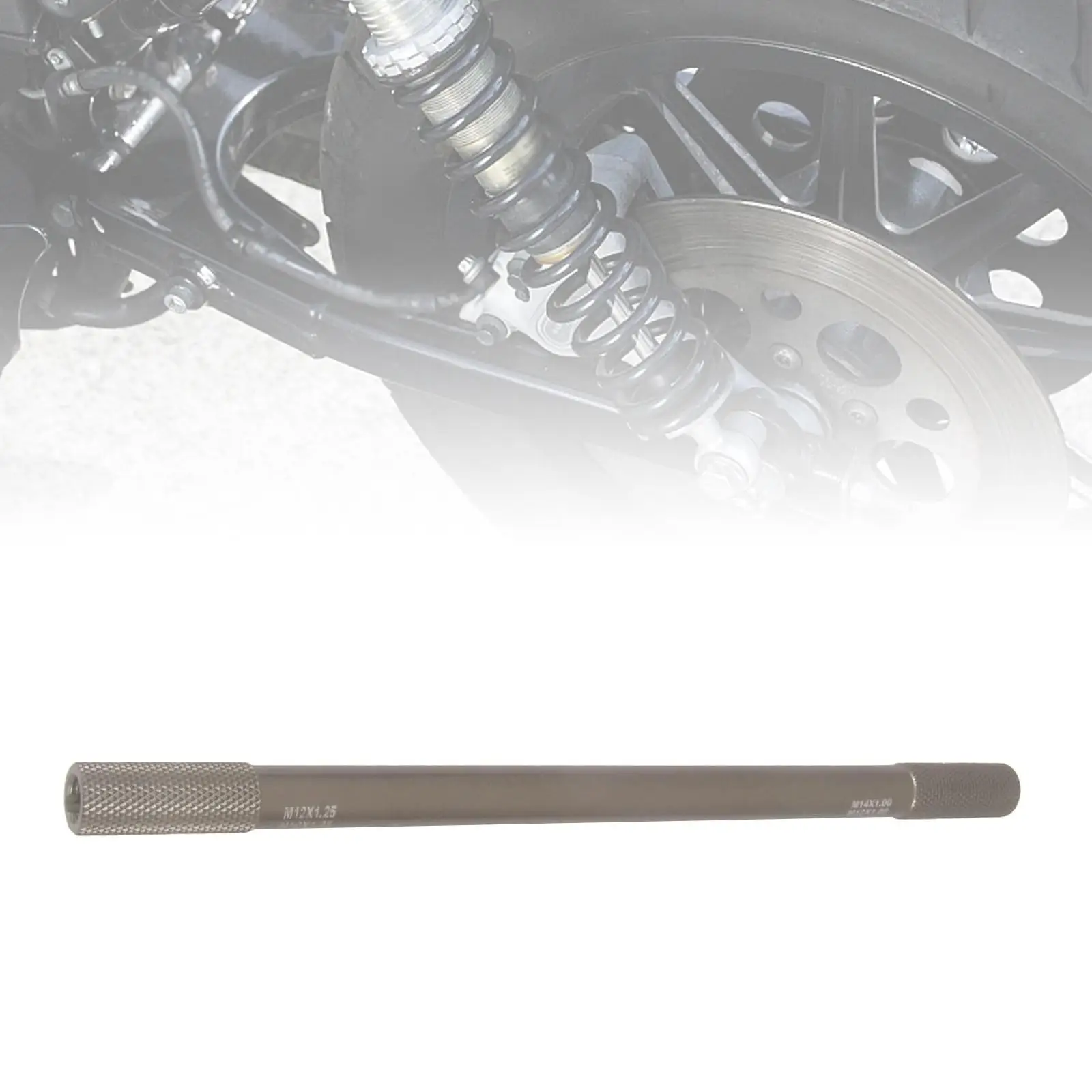 Metal Motorcycle Fork Damper Rod Maintenance Tool 5 Thread Sizes Accessory for Inverted Fork