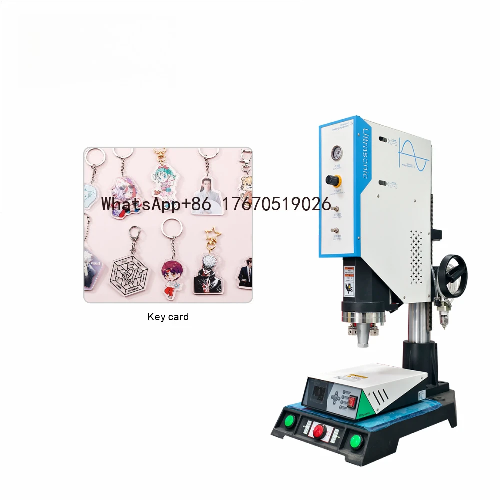 

CG-L201560 1500W/20kHz Automatic High Quality Ultrasonic Plastic Welding Machine 220V for Keychains