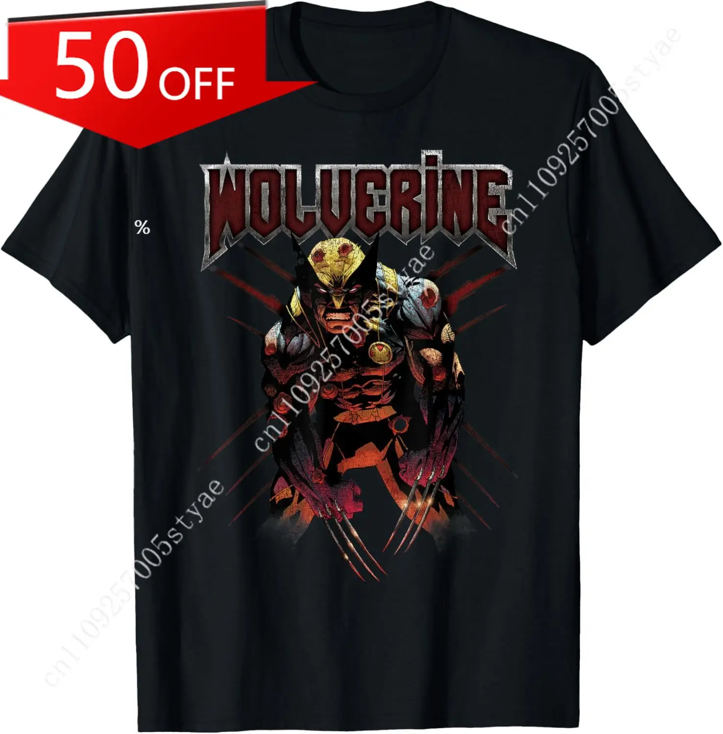 

Marvel X-Men Wolverine Epic Regenerative Rock Tee T-Shirt T-Shirt