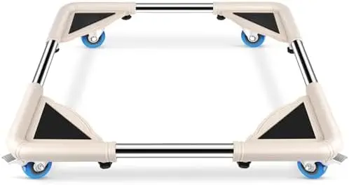 

SPACECARE Mini Fridge Stand with Locking Wheels - Heavy Duty Appliance Dolly for Fridge, Dryer, Washer