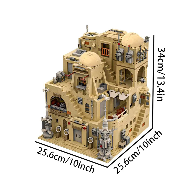 1971 قطعة كوكب الحانة اللبنات مجموعات MOC عرض الشارع نموذج الطوب عدة الجمعية منزل لعب للمراهقين الكبار هدايا عيد الميلاد #5