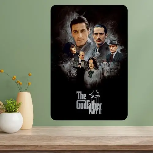 The Godfather Part 2 Classic Movie Metal Poster Sign