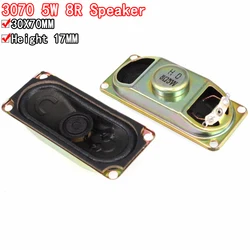 2 pièces/lot 5 W 8R corne haut-parleur LCD moniteur/TV 3070 haut-parleurs 8 ohms 5 watts 30*70MM épaisseur 17MM haut-parleur bricolage électronique