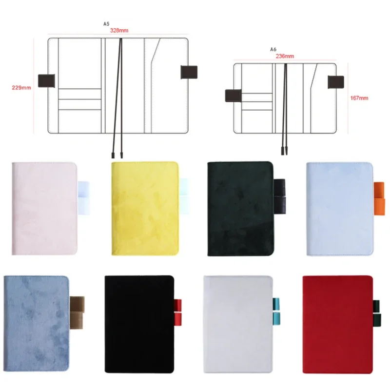 Fromthenon notesy i czasopisma okładka A5 A6 Hobo Planner okładki książek sztuka z tkaniny Protect Shell pamiętnik studencki szkolne artykuły papiernicze