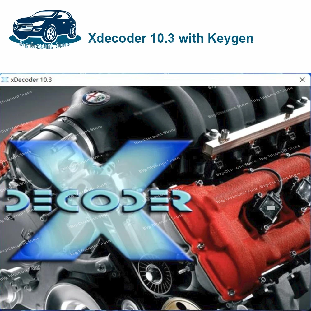 Xde-coder 10.3 with Keygen D-TC Remover Crack D-T-C OFF Del-ete Software Full Verison for Hy-undai/V-A-G EDC16 EDC17 Xde-co-der