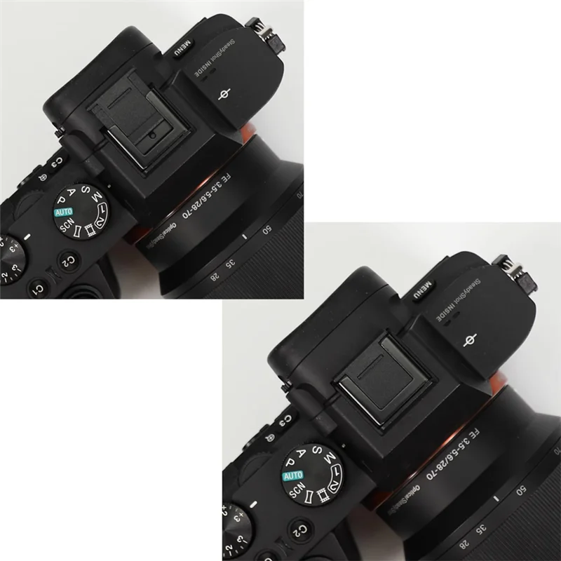 Dust And Scratch Protective Covers 5Pcs Set For ZV1M2/ZV1F/E10 A6000 A7M4/A7M3/A7RM4 Digital Camera Hot Shoe Caps Gray