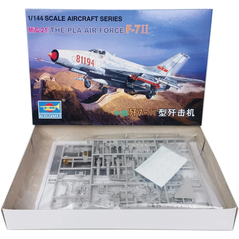 

TRUMPETER 1/144 MIG-21 Fighter Plastic Assembly Puzzle Model