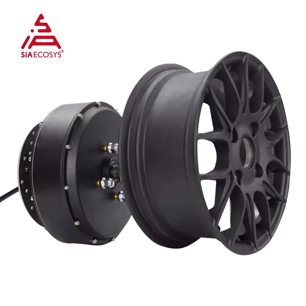 QS 14inch Wide Tire Detachable 3000W 40h V1 260 Electric BLDC Wheel Hub Dual Shaft Motor