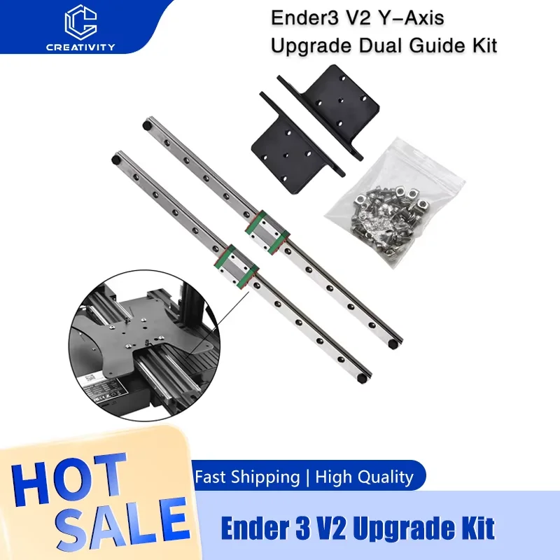 

Ender3 V2 Y Axis/ X Axis Upgrade Kit MGN12H Linear Rail Upgrade Kit for Ender 3/Pro Linear Guide Upgrade 3D Printer Accessories