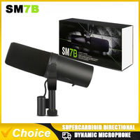 SM7B Professional Dynamic Cardioid Microphone Studio Response Mic For Live Vocals Recording Performance Accessories