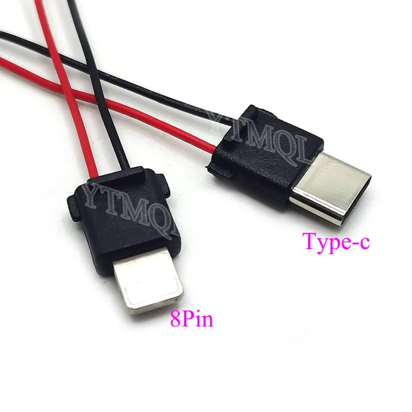 1pcs Type-C male with resistor and capacitor 8pin type c usb c connector For Huawei/xiaomi Dedicated For iphone power bank