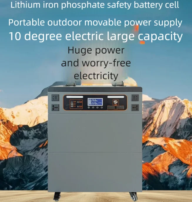5000W 10000Wh Portable Power Supply MPPT Jump Starter For Camping Hiking Picnic Fishing Beach RV Travel Emergency Home Backup