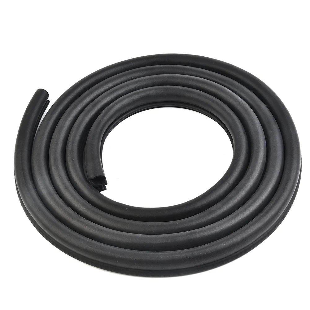Rubber Car Door Gasket Strip Sealing for edge Trim Windproof Black 3meters 300CM Tape Tool Replaces Rubber Car