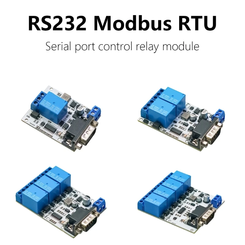 

Блок питания 5-32 В, модуль реле Modbus RTU RS232, 8-битный MCU SP3232, поддержка Modbus M76A