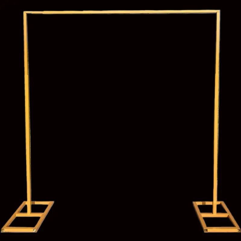 

Wedding square arch iron frame wedding props flower stand stage backdrop background wrought iron decorative