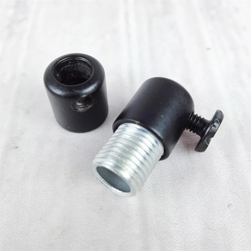 10 pieces Metal grips for cable lock 15mm tube Cord cable wire grips M6 ceiling plate connect for pendant lamp