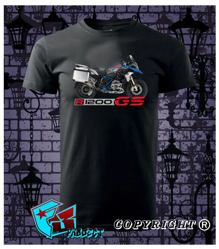 New Germany Motorcycle Motorrad K1200R R1200 GS R1200GS Brand Fashion Clothing Stranger Print Original Fitness T Shirt