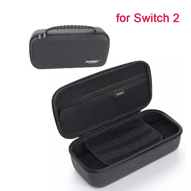 Чехол для переноски Switch 2, портативная жесткая сумка для хранения игровой консоли NS2, защитная дорожная сумка, чехол для геймпада