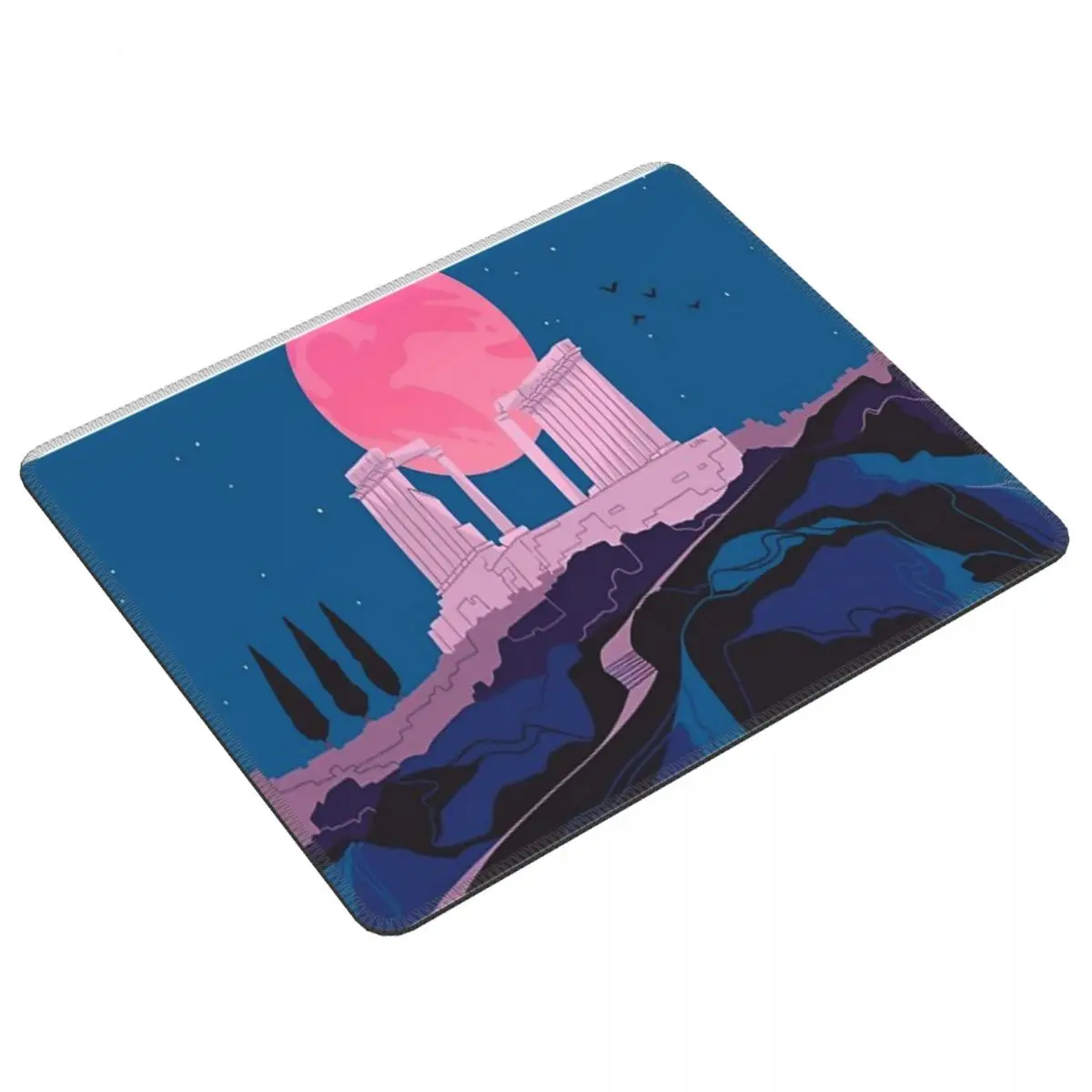 Temple Of Poseidon At Sounion Mouse Pad Gaming Laptops Mousepad Gamer Carpet Keyboard Mat Desk Protector