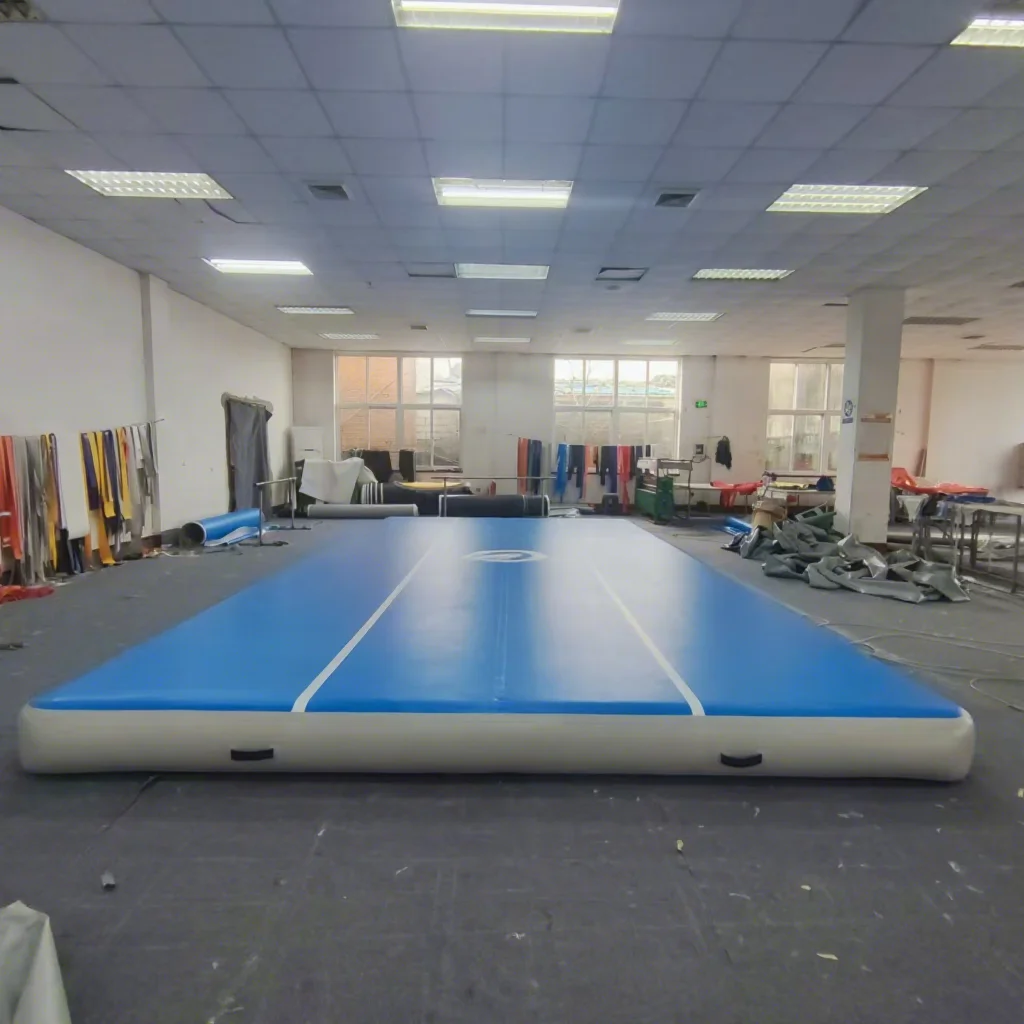 Fabrikpreis: Große aufblasbare Airtrack-Gymnastikmatte für den Heimgebrauch – Carbon-PVC-Seiten, Air Track Tumbling High Gymnastikmattenböden