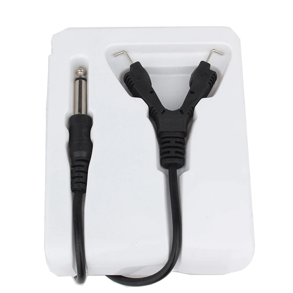 

Silicone Hook Clip Cord Tattoo Machine Power Supply Wire Durable Copper Core Reinforced Glass Glue Steady Use Accessory